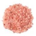 Vue detaillee de perles de pierre pilee en acrylique rose, 5-8mm pieces de bijouterie. - Pack de 20g / Rose Corail
