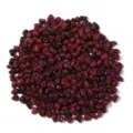 Vue détaillée de perles de rocaille irrégulières en cristal acrylique rouge foncé pour bijoux. - Pack de 20g / Mélange Rouge Et Noir