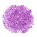 Perles en vrac de copeaux acryliques violets irréguliers pour la fabrication de bijoux DIY. - Pack de 20g / Violet Transparent