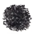 Perles en vrac en acrylique pierre concassée irrégulière 5-8mm dégradé noir transparent - Pack de 20g / Noir Transparent