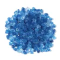 Perles en vrac en acrylique bleu pierre concassee irreguliere pour bijoux DIY. - Pack de 20g / Bleu saphir