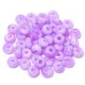 Acrylic marbled large hole round beads, DIY handmade jewelry crafting loose bead accessories. - Purple / 50Pcs/Bag