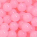 Perles rondes en gel acrylique rose, surface lisse, idéal pour la fabrication de bijoux DIY. - Pack de 500g (16mm) / Rose