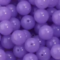 Perles rondes en acrylique violet gelée bricolage fabrication de bijoux artisanat entretoise - Violet / 16 mm, environ 215 pcs par 500 g