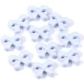 Light blue bow acrylic loose beads for DIY bracelet phone charm keychain crafting accessories - Blue / 10 Pcs/Bag (Approx. 23.5x31mm, Hole Diameter Approx. 2.9mm)