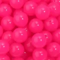 Knallige rosa Acryl Jelly Rundperlen DIY handgemachte Zubehör lose Perlen für Schmuck - Fuchsia / Ca. 16 mm, Bohrung ca. 2,5 mm (20 Stk./Packung, 48 g)