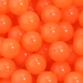 Orangene Acryl Perlen fuer DIY Schmuck, brillante Farbe und glaenzende Oberflaeche. - Orange / Ca. 16 mm, Bohrung ca. 2,5 mm (20 Stk./Packung, 48 g)