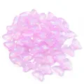 Pink acrylic mermaid bow beads for DIY jewelry making, sparkling cute bowknot craft supplies. - Bowknot / 30 Pieces (13.5x22mm) / Purple