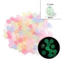 Acrylic Mermaid Luminous Beads 8mm Glow in Dark Colorful Loose Beads DIY Jewelry Making Accessories - 8mm Bead