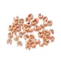 Rose gold C-shaped crimp cover beads, DIY jewelry making spacer beads and findings. - Small Approx 3.3X3.8mm 100 Pieces/Pack / KC Gold (Iron)