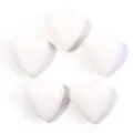 Witte acryl hart hangers voor DIY sieraden maken armbanden en telefoon ketting accessoires. - Wit