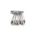 Set di spille da balia in acciaio inossidabile alta durezza spilla fai da te artigianato - 20mm (10 Pezzi) / Colore acciaio