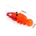 Handmade glass lobster pendant, cute 3D ocean animal charm, vibrant orange crystal jewelry. - 1 Piece / Lobster Clasps, Style 1