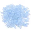 Blue Acrylic Butterfly Beads Luminous Mermaid Bowknot DIY Jewelry Accessories Set - Small Butterfly / 50 Pieces (14x19mm) / Blue