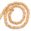 Water grain wooden beads DIY abacus beads bracelet handmade retro jewelry accessories - Yellow