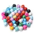 Colorful metal jingle bells, candy-colored painted loose beads for DIY jewelry making. - Diameter 14mm / Painted Bells in Random Mixed Colors