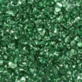Partículas de vidrio triturado verde 2-4mm, relleno irregular para micropaisaje y manualidades. - 1 Botella / Verde claro SC2