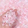 Pink resin mixed nail art DIY craft charms floral bows pearls flatback cabochons - 20g/Pack / Pink Series