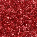 Partículas de vidrio triturado reflectantes rojas para fogata y decoración DIY. - 1 Botella / Rojo Brillante