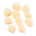 Natural shell flower tulip beads 7x9mm for DIY jewelry making earrings brooch hair accessories - Champagne