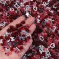 Resin rose and heart nail art charms DIY mixed style cabochons red and pink craft set - 20g/Pack / Rose Series