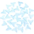 Blue translucent mermaid tail glass loose beads for DIY hairpins jewelry making. - Blue Mermaid Tail