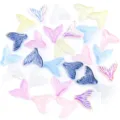 Colorful acrylic resin mermaid tail beads DIY handmade hair stick jewelry making accessories - Mixed Colors Mermaid Tail