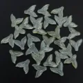 Glass mermaid tail loose beads for DIY handmade hairpins, ancient style jewelry craft. - Yellow Mermaid Tail