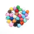 Colorful metal craft jingle bells candy color loose small bells for DIY jewelry making accessories - 17mm Diameter / Candy-colored Lacquered Bells