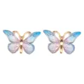 10er-Pack Acryl Farbverlauf Schmetterling Flatback Cabochons fuer DIY Schmuckzubehoer. - 10 Stück Packung / Blauviolett