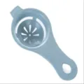 Séparateur de blanc d'œuf en paille de blé cuisine cuisson filtre à jaune d'œuf bleu clair - Bleu