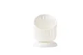 Porte-stylo de bureau tressé blanc, organisateur de papeterie en plastique multi-compartiments. - Blanc