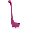 Jolie louche Nessie debout en plastique cuillère de cuisine manche long couleur rose vif - Cuillère / Violet