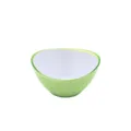 Bol a fruit et saladier en plastique bicolore pour salon cuisine maison rangement table. - S / Vert