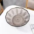 Europäischer retro Relief Obstkorb, elegante Teetisch Süßigkeiten und Snack Platte. - Kaffeebraun