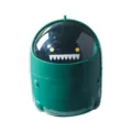 Cute dinosaur desktop trash can, creative multi-functional storage bucket and pen holder. - S / Green