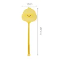 Lindo matamoscas de plástico de pato amarillo de dibujos animados mango largo 15x49.5cm - Pato amarillo