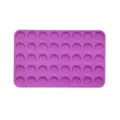 Lila Silikon Buchstaben Zahlen Anhänger Form für DIY Kristall Epoxidharz Basteln. - Einloch-Buchstaben