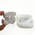 Stampo in silicone per candela di compleanno e decorazione torta con orsacchiotto carino. - Numero 5
