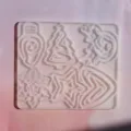 Weihnachts Silikon Harz Form fuer Bueroklammer Lesezeichen mit Stern Schneeflocke Motiven. - Gussformen für Weihnachts-Büroklammer-Lesezeichen
