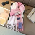 Klassischer Karo-Schal aus Kunstkaschmir, warmer Retro-Winter-Halswärmer für Paare. - Farbe 5