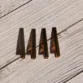Set aus 4 minimalistischen goldenen rechteckigen Krokodilklemmen, glatte Metallspangen für den Alltag. - 4-teiliges Haarclip-Zubehör