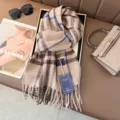Klassischer Karos Schal aus Kunstkaschmir Herbst Winter Vintage warmer Halswärmer - Farbe 12