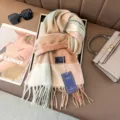Klassischer karierter Kaschmir-Schal für Herbst und Winter, gemütlicher Retro-Halswärmer. - Farbe 21