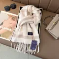Klassischer Karo-Schal aus Kaschmir-Imitat für Herbst und Winter, warmer Winterschal. - Farbe 25