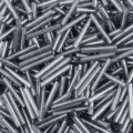 Silver tubular bugle beads bulk 12mm metallic spacer beads for DIY jewelry making accessories - 10g Pack / Silver