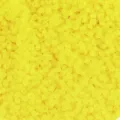2mm Yellow Frosted Glass Seed Beads for DIY Bracelet Making and Cross Stitch Crafts - Yellow F1