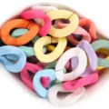 Large Frosted Twisted Link Chain / 20 Pieces/Pack