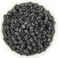 Black square acrylic letter beads with white alphabet print, large hole DIY craft beads. - Letter C