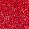 2.5mm Κόκκινες Γυάλινες Χάντρες Σωληνάκια για DIY Βραχιόλι Κοσμήματα Χειροτεχνία Υλικά - Έντονο κόκκινο S4 / Διάμετρος περίπου 2,5mm, Μήκος περίπου 3mm, Τρύπα περίπου 1mm, 450g/Σακούλα